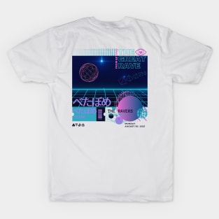 The Great Rave - Synth Wave - Techno Merch T-Shirt